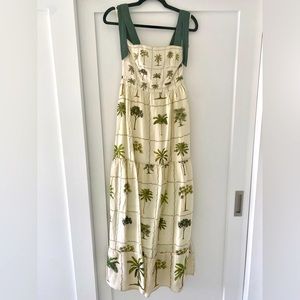 Agua by Agua Bendita Herbarium Palm Dress. Size 0 (XS). Excellent condition